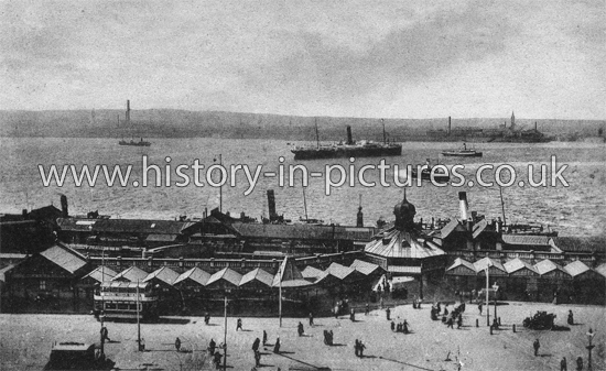 Pierhead and River, Liverpool. c.1915